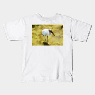 Wood stork Kids T-Shirt